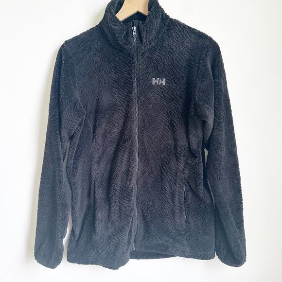 Helly Hansen Teddy Bear Fleece Full Zip Women's Black Large - Picture 1 of 3